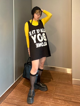 「アイテム（ニットキャップ/ビーニー）」を使った、サトエリさん（レディース・155cm・30代）の秋コーディネート