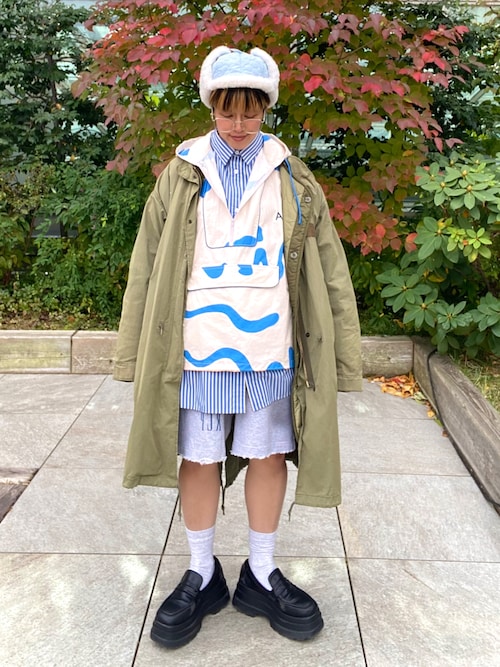 PAMM（パム） パーカー thanks sea anorak parka レディース