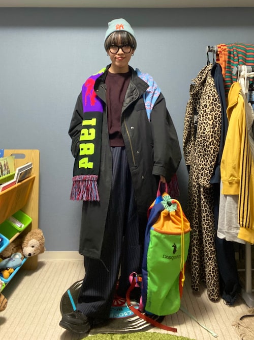 beams Raybeams ジャガードサッカーマフラー Ray BEAMS（レイビームス）の「ジャガード サッカー マフラー