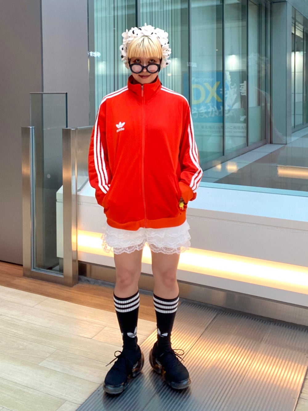 ADIDAS ウェア アディダス U KNEE SOCK 2P ソックス JC8878 WHT/BLKを