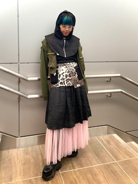 「アイテム（ワンピース）」を使った、サトエリさん（レディース・155cm・30代）の冬コーディネート