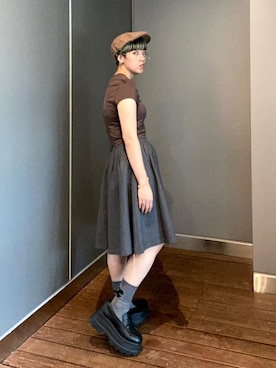 「アイテム（レッグウェア）」を使った、サトエリさん（レディース・155cm・30代）の夏コーディネート