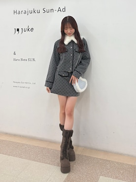 「アイテム（デニムジャケット）」を使った、うるし【ガーリー/骨ナチュ】さん（レディース・159cm・20代）の夏コーディネート
