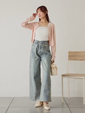 「アイテム（アンサンブル）」を使った、うるし【ガーリー/骨ナチュ】さん（レディース・159cm・20代）の夏コーディネート