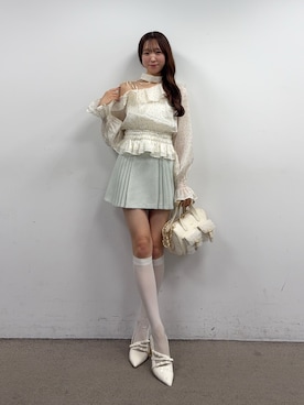 「one after another NICE CLAUP（ワンアフターアナザーナイスクラップ）のアイテム」を使った、うるし🎀さん（レディース・159cm）の冬コーディネート