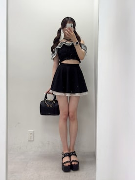 「one after another NICE CLAUP（ワンアフターアナザーナイスクラップ）のアイテム」を使った、うるし🎀さん（レディース・159cm）の春コーディネート