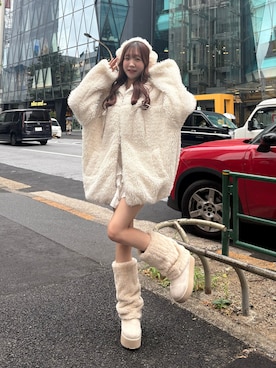 「アイテム（イヤーマフ）」を使った、うるし🎀さん（レディース・159cm）の秋コーディネート