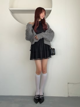 「one after another NICE CLAUP（ワンアフターアナザーナイスクラップ）のアイテム」を使った、うるし【ガーリー/骨ナチュ】さん（レディース・159cm）の夏コーディネート