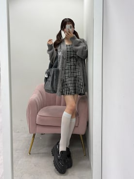 うるし🎀さん（骨格ナチュラル・レディース・159cm）の冬コーディネート