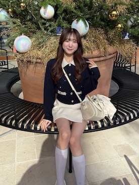 「骨格ナチュラル」｜うるし🎀さん（レディース・159cm）の冬コーディネート