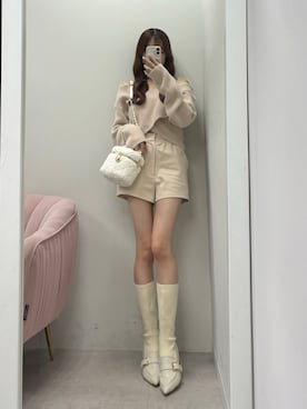 「one after another NICE CLAUP（ワンアフターアナザーナイスクラップ）のアイテム」を使った、うるし🎀さん（レディース・159cm）の秋コーディネート