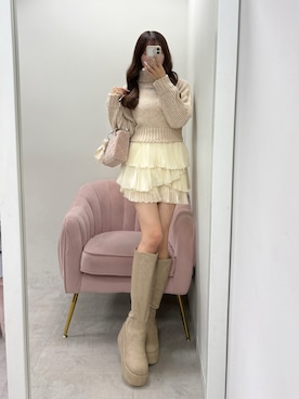 うるし🎀さん（骨格ナチュラル・レディース・159cm）の秋コーディネート