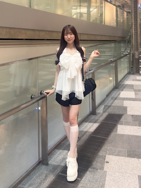 「one after another NICE CLAUP（ワンアフターアナザーナイスクラップ）のアイテム」を使った、うるし🎀さん（レディース・159cm）の春コーディネート