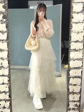 「nice claup」｜うるし【159cm/骨格ナチュラル】さん（レディース・159cm・20代）の秋コーディネート