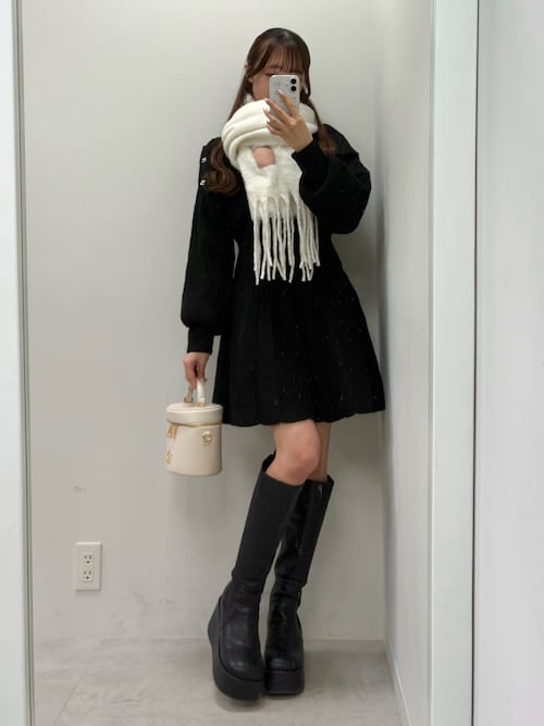 セール】NCEロゴタグ付きマフラー（マフラー）｜one after another