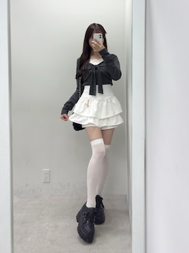 「one after another NICE CLAUP（ワンアフターアナザーナイスクラップ）のアイテム」を使った、うるし🎀さん（レディース・159cm）の春コーディネート