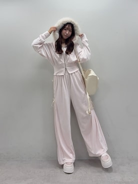 「アイテム（パーカー）」を使った、うるし🎀さん（レディース・159cm）の秋コーディネート