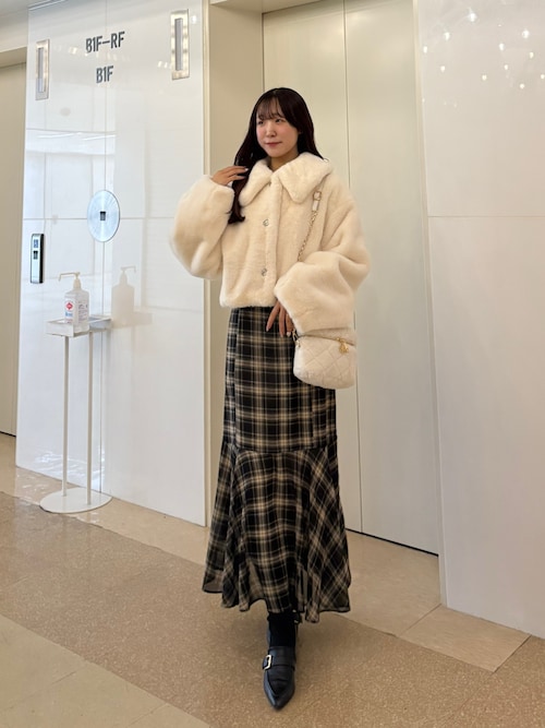 ショートニット＋マーメイドキャミワンピースセット（ワンピース