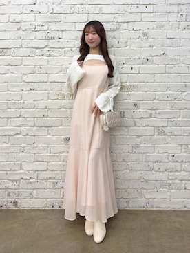 「one after another NICE CLAUP（ワンアフターアナザーナイスクラップ）のアイテム（ワンピース）」を使った、うるし🎀さん（レディース・159cm）の秋コーディネート