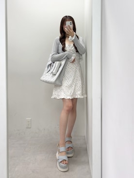 「アイテム（ポーチ）」を使った、うるし🎀さん（レディース・159cm）の春コーディネート