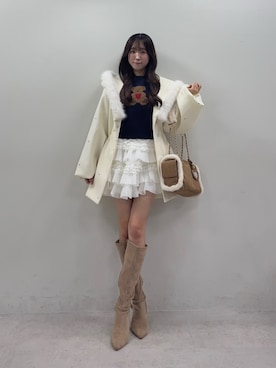 「アイテム（ノーカラーコート）」を使った、うるし🎀さん（レディース・159cm）の秋コーディネート