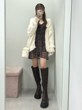 「nice claup」｜うるし【159cm/骨格ナチュラル】さん（レディース・159cm・20代）の秋コーディネート