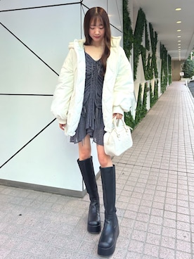 「nice claup」｜うるし【159cm/骨格ナチュラル】さん（レディース・159cm・20代）の秋コーディネート