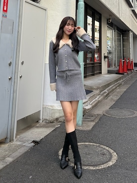 「アイテム（バックパック/リュック）」を使った、うるし🎀さん（レディース・159cm）の秋コーディネート