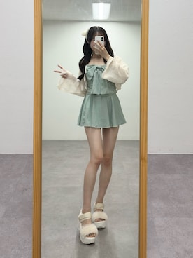 one after another NICE CLAUPの水着を使った人気ファッション