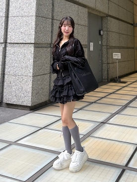 「アイテム（パーカー）」を使った、うるし🎀さん（レディース・159cm）の秋コーディネート