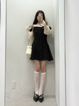 「アイテム（サンダル）」を使った、うるし🎀さん（レディース・159cm）の冬コーディネート