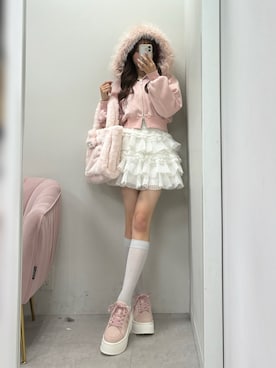 うるし🎀さん（骨格ナチュラル・レディース・159cm）の冬コーディネート