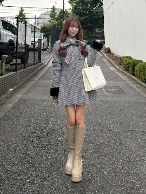 ビジューロゴミニトートバッグ（トートバッグ）｜one after another