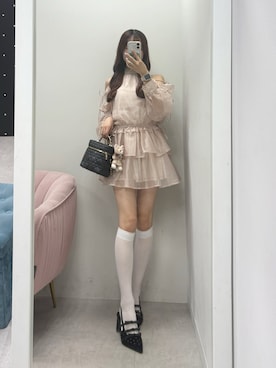 「one after another NICE CLAUP（ワンアフターアナザーナイスクラップ）のアイテム」を使った、うるし🎀さん（レディース・159cm）の秋コーディネート