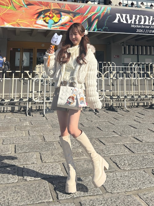 セール】ケーブルニット中綿ブルゾン（ブルゾン）｜one after another