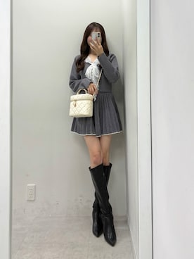 「アイテム（セットアップ）」を使った、うるし🎀さん（レディース・159cm・20代）の冬コーディネート