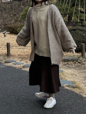 ことさん（レディース・160cm）の冬コーディネート