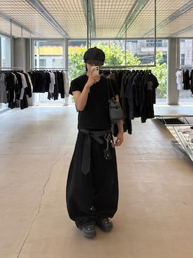 「アイテム（サンダル）」を使った、Yuichi さん（メンズ・179cm）の夏コーディネート
