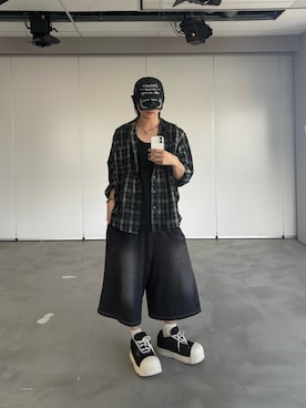 「アイテム（ブーツ）」を使った、Yuichi さん（メンズ・179cm）の夏コーディネート