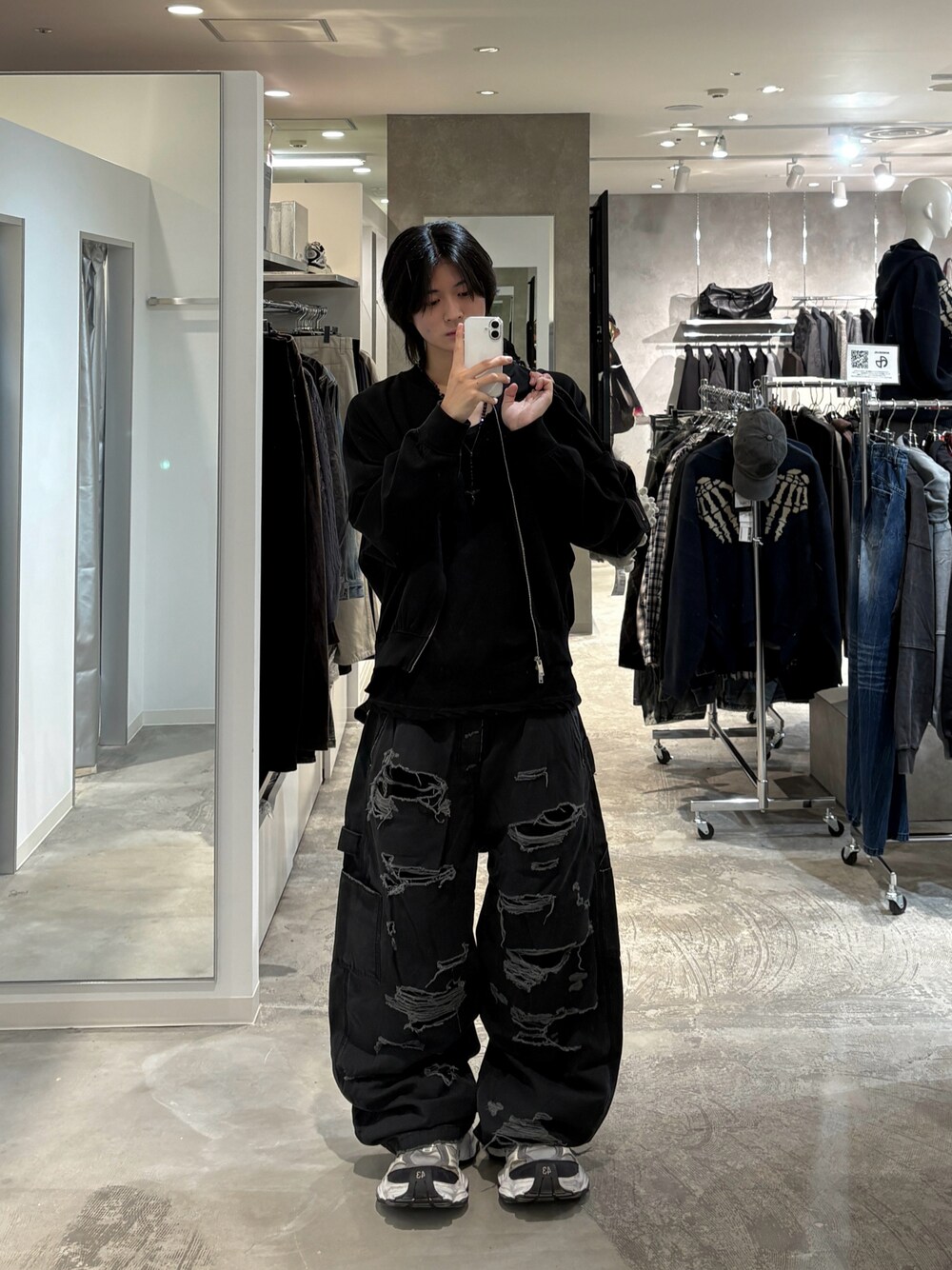 パンツ PROJECT G/R DISTRESSED PATCH WORK PANTS 1760315617.jpg