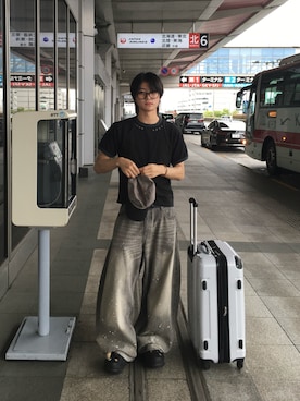 「epnok（エプノック）のアイテム」を使った、Yuichi さん（メンズ・179cm）の夏コーディネート