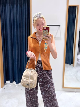 「BAYFLOW（ベイフロー）のアイテム（バッグ）」を使った、TAMUさん（レディース・171cm）の春コーディネート