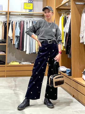 「アイテム（帽子）」を使った、TAMUさん（レディース・171cm・20代）の秋コーディネート