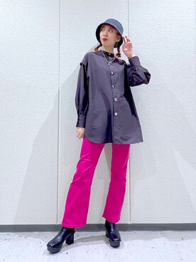 TAMUさん（レディース・172cm）の冬コーディネート