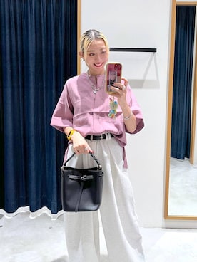「アイテム（スウェットパンツ）」を使った、TAMUさん（レディース・171cm・30代）の夏コーディネート
