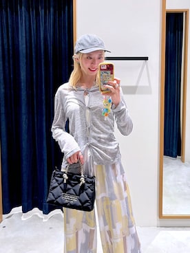 「Champion（チャンピオン）のアイテム（帽子）」を使った、TAMUさん（レディース・171cm）の春コーディネート