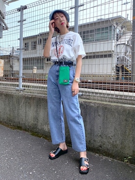 TAMUさん（レディース・172cm）の夏コーディネート