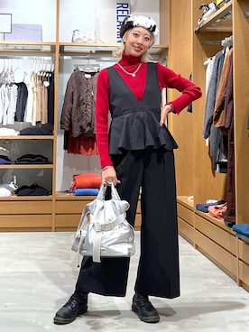 「きれいめ」｜TAMUさん（レディース・171cm）の冬コーディネート