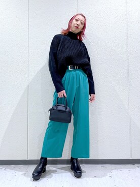 TAMUさん（レディース・172cm）の冬コーディネート