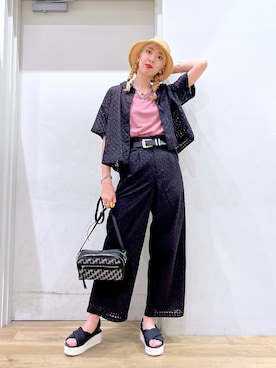 「アイテム（その他）」を使った、TAMUさん（レディース・171cm）の春コーディネート